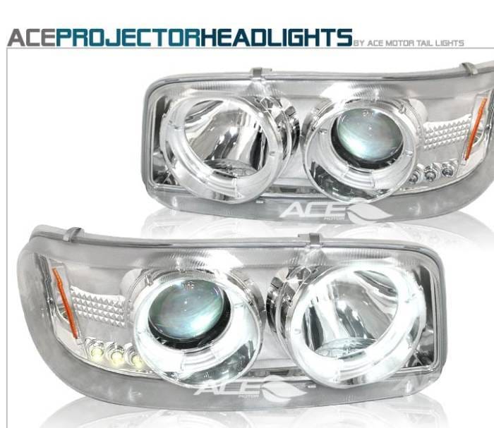 Chrome Halo Pro Headlights