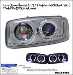 Euro Chrome Halo Pro LED Headlights