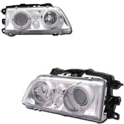 Chrome Clear Halo Pro Headlights