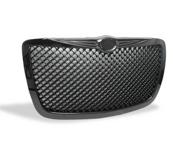 Chrysler 300 4CarOption Front Hood Grille - GRZ-300C0405-BK