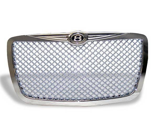 Chrysler 300 4CarOption Front Hood Grille - GRZ-300C0405-CM