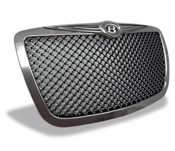 Chrysler 300 4CarOption Front Hood Grille - GRZ-300C0405-MT