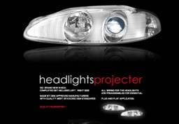Chrome Angel Eye Halo Pro Headlights