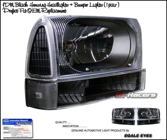 JDM Black Headlights