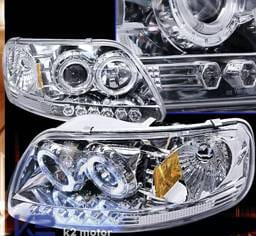 Chrome Halo LED Pro Headlights