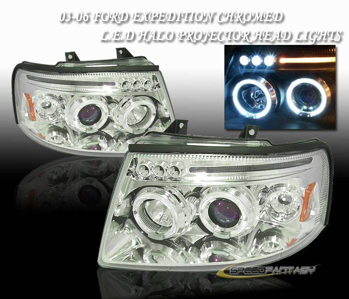 Chrome Halo LED  Headlights