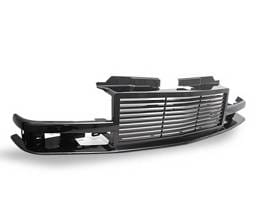 Chevrolet Blazer 4CarOption Front Hood Grille - GRZ-S109802-BK