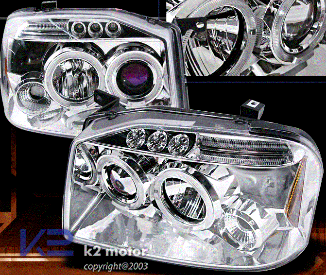 Chrome Halo LED Headlights