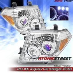 Chrome LED Halo Headlights