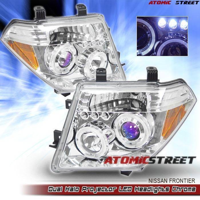 Chrome LED Halo Headlights