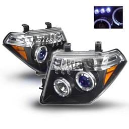 Black LED Halo Headlights