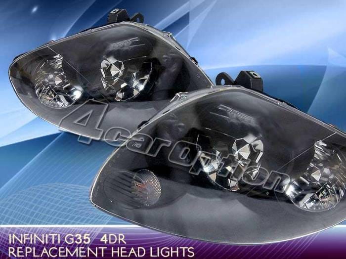 JDM Black Headlights