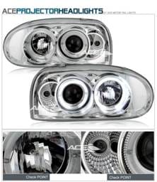 Chrome Blue Pro Headlights