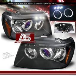Black Dual Halo Pro Headlights