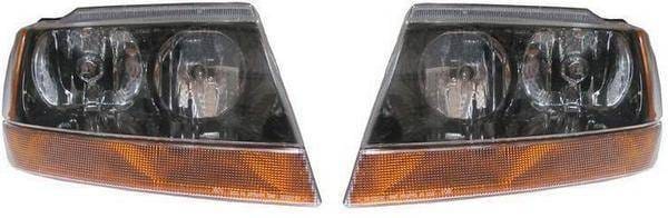 Black Clear Headlights