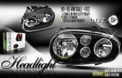 JDM Black Pro Headlights