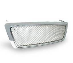 Ford F150 4CarOption Front Hood Grille - GRZT-F1500406-CM