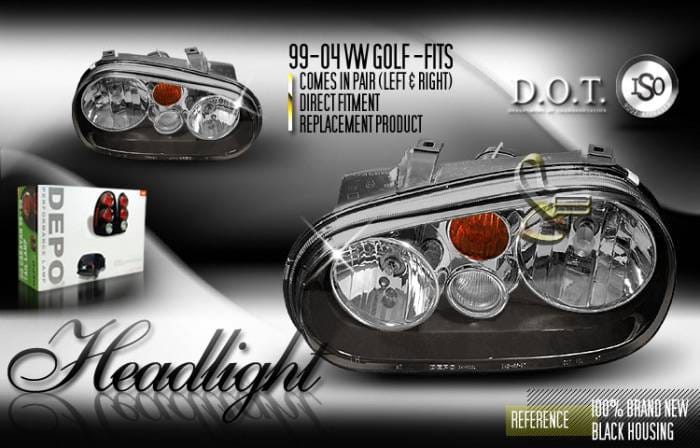 Black Pro Headlights