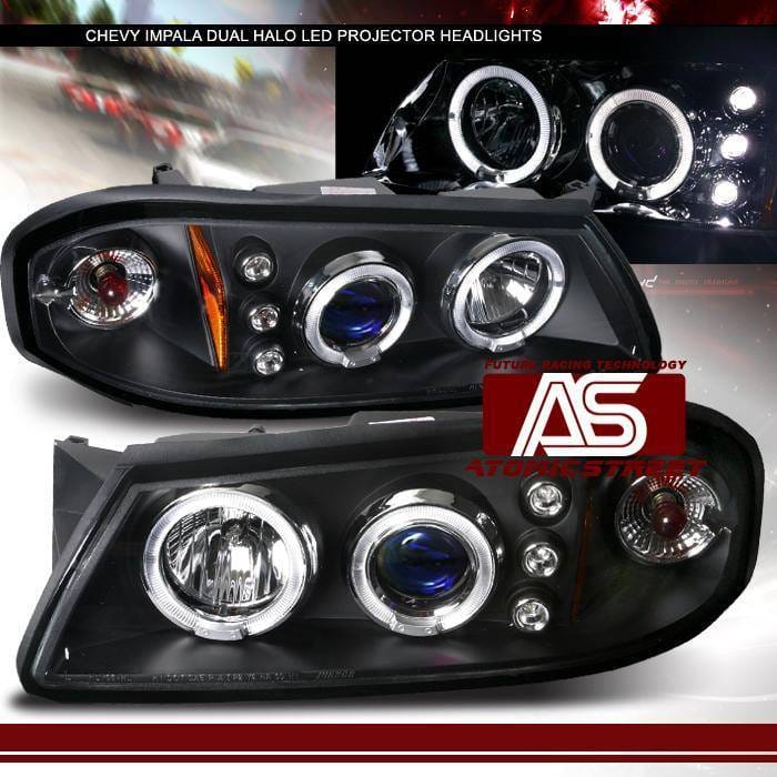 Black LED Halo Pro Headlights