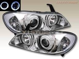 Chrome Clear Dual Halo Pro Headlights