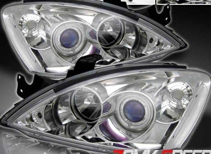 Chrome Clear Halo Pro Headlights
