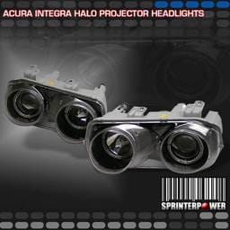 JDM Black Halo Pro Headlights