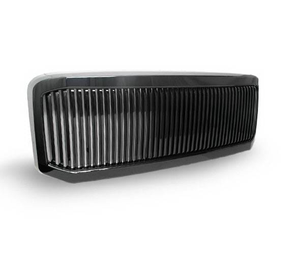 Ford F350 4CarOption Front Hood Grille - GRZV-F2500507-BK