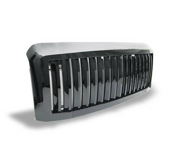 Ford F350 4CarOption Front Hood Grille - GRZV-F2500809-BK