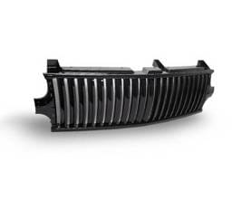 Chevrolet Suburban 4CarOption Front Hood Grille - GRZV-SLV9902-BK
