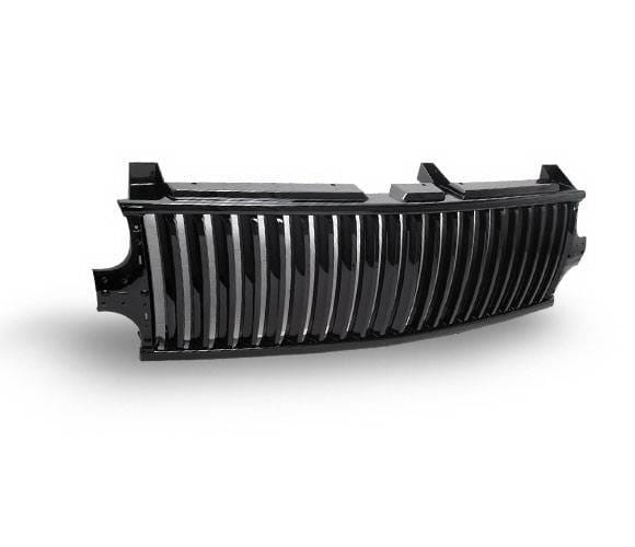 Chevrolet Tahoe 4CarOption Front Hood Grille - GRZV-SLV9902-BK