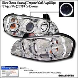 Euro Chrome Housing Halo Headlights