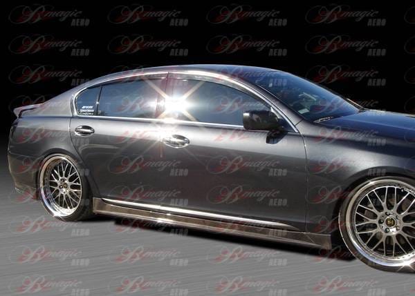 Lexus GS BMagic Swish Series Carbon Fiber Side Skirts - GS06BMSWISSC