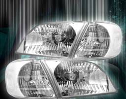 Chrome Clear Headlights
