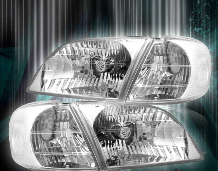 Chrome Clear Headlights