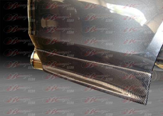 Lexus GS BMagic Swish Series Carbon Fiber Rear Apron - GS06BMSWIRSC