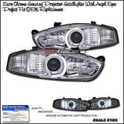 Chrome Angel Eyes Pro Headlights
