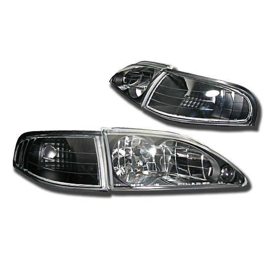 Euro Black Headlights