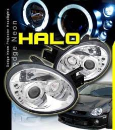 Chrome Dual Halo LED Headlights