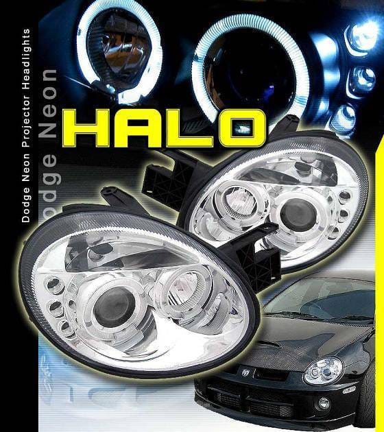 Chrome Dual Halo LED Headlights