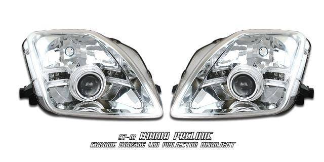 JDM LED Clear Halo Pro Headlights