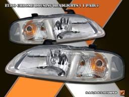 Euro Crystal Chrome Housing  Headlights