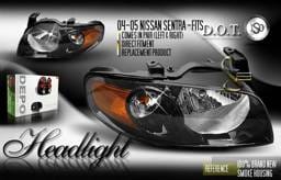 JDM Black Headlights