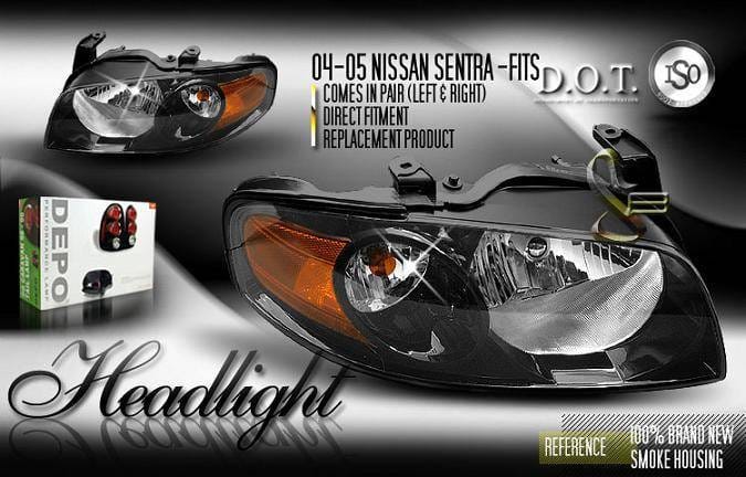 JDM Black Headlights