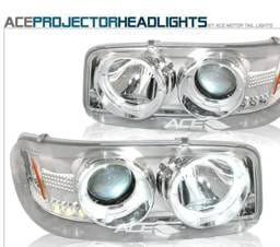 Chrome Dual Halo Pro LED Headlights