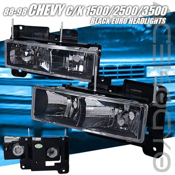 Euro Black Headlights