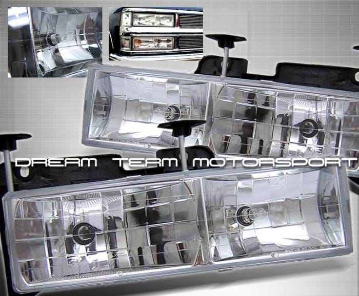 Chrome Clear Headlights