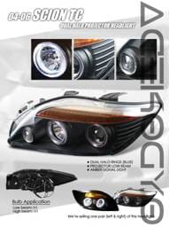 JDM Black Halo Pro Headlights