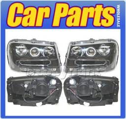 Euro Black Clear Headlights
