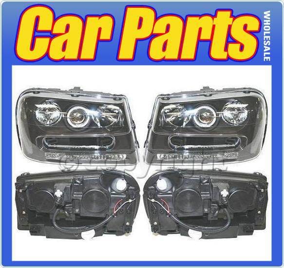 Euro Black Clear Headlights