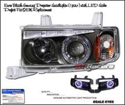 Euro Black Halo LED Headlights